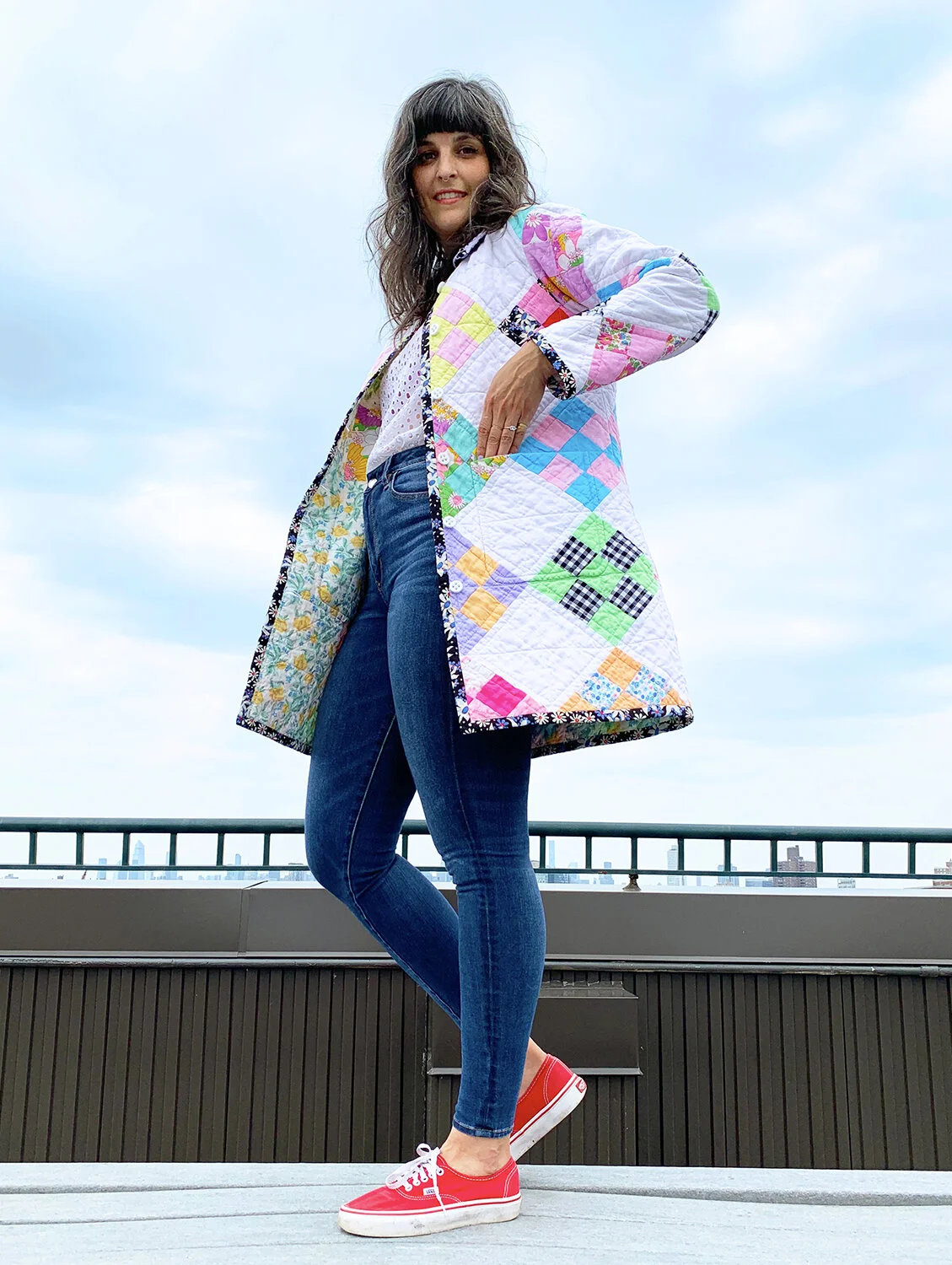 MY QUILTED DREAM COAT: Part 4, Wearing the Coat! — BURIED DIAMOND